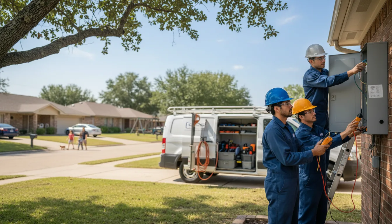 Certified electrician providing emergency electrical services in Cyrus, MN
